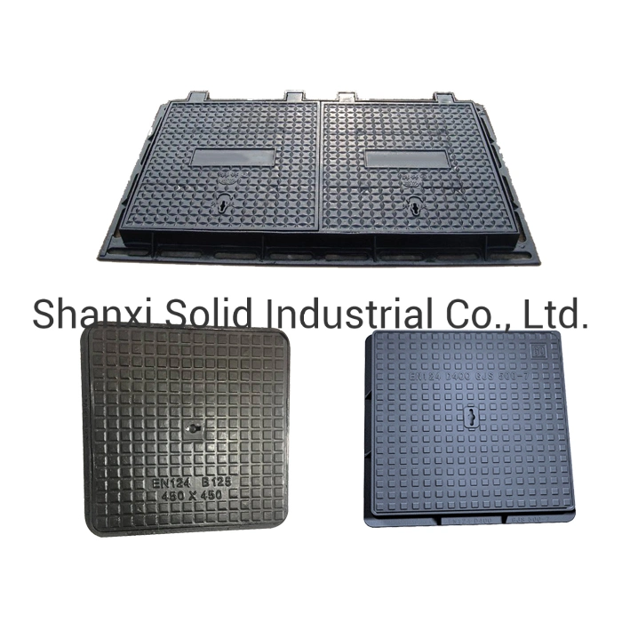 Factory Supplier Wholesales En124 Square and Round Ductile Cast Iron Manhole Cover Price